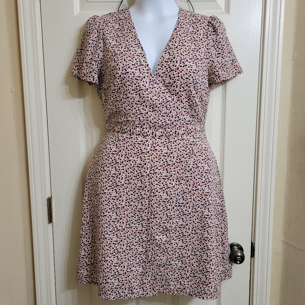JCrew factory mercantile faux wrap dress